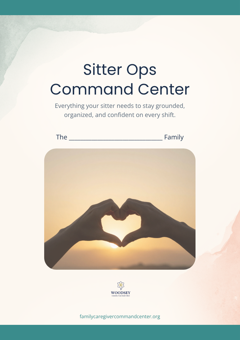 The Sitter Ops Command Center | Printable Babysitter Info Book & Nanny Instruction Guide | Digital PDF Download