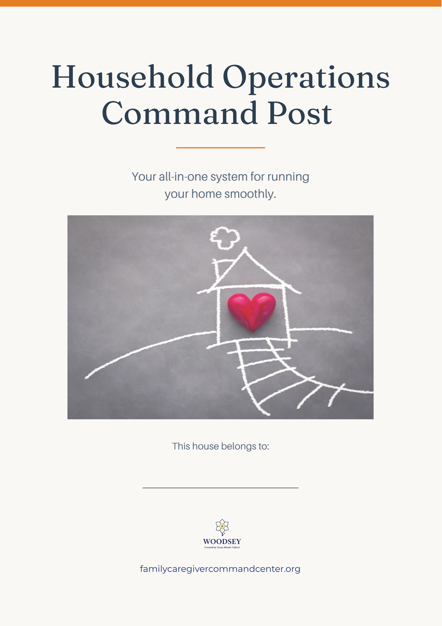 Household Operations Command Post Workbook — The Complete Home Management System